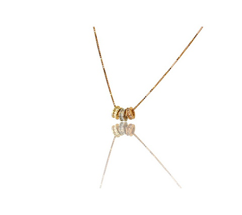 Italian 14K Rose Gold Rondels