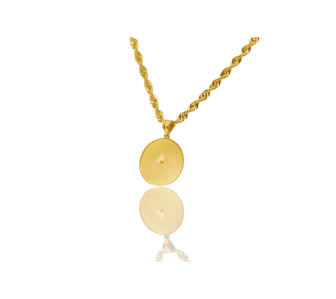 14K Diamond Cut Trio-Gold Lady of Guadalupe