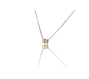 Italian 14K White Gold Rondels