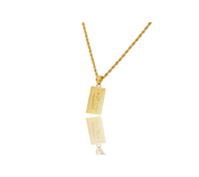 14K Mini Two-tone YW Saint Jude