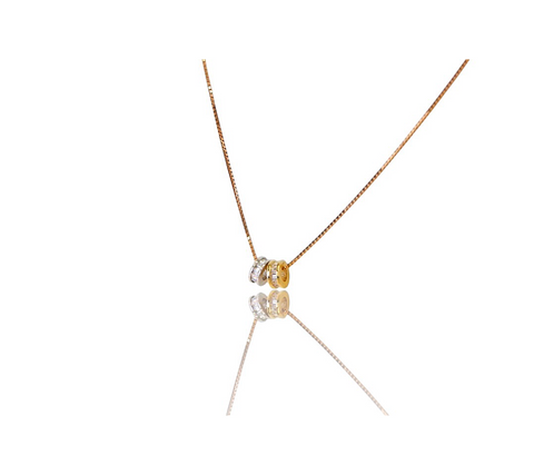 Italian 14K Rose Gold Rondels