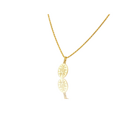 14K Mini Oval Virgin Mary Medalion