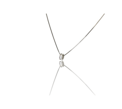 Italian 14K White Gold Rondels