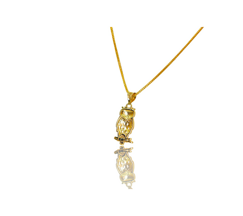 NEW 14K Owl