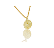 10K Round Gold Compass