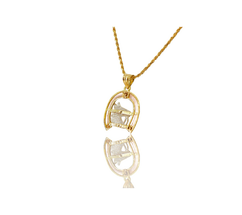 NEW 14K Horseshoe