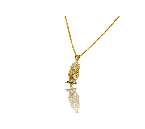 NEW 14K Owl