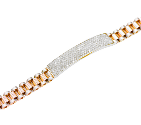 Diamond Two-Tone Jubilee Band (8mm)