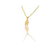 14K Mini Two-tone YW Virgin Mary