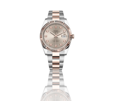 Rolex Datejust 41MM 2021 Sundust Diamond Dial 18K Rose Gold & Stainless