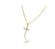 Flat Crucifix Cross 004