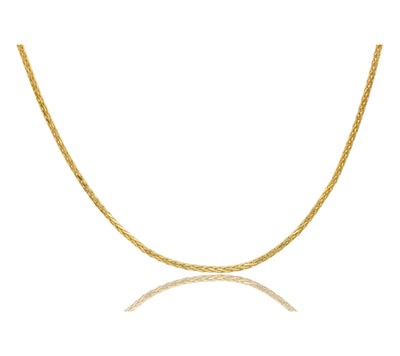 18K Italian Silk Chain