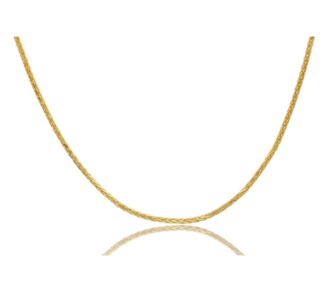 18K Italian Silk Chain