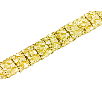 Gold Nugget Bracelet (15mm)