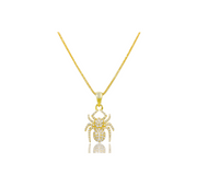 Micro Diamond Spider in 14K & VVS