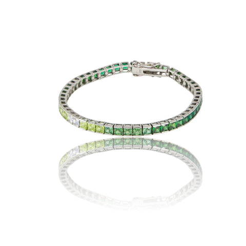 Endless Green Invisible Set Tennis S925