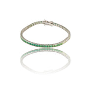 Endless Green Invisible Set Tennis S925