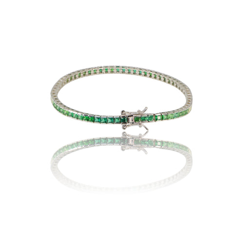 Endless Green Invisible Set Tennis S925