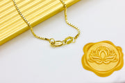 Gold Box Chain (1mm)