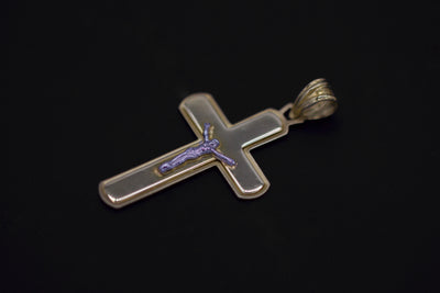 Flat Crucifix Cross 003