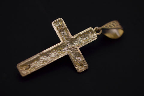 Flat Crucifix Cross 001