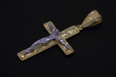 Flat Crucifix Cross 001