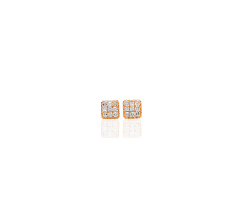 Asscher Studs