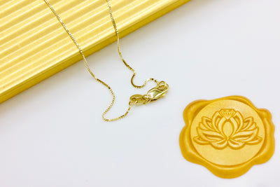 Gold Box Chain (.5mm)