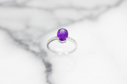 Amethyst Solitaire