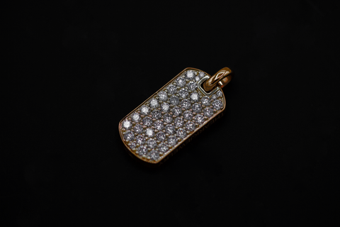 18K Signature ARK Rose Gold Tag