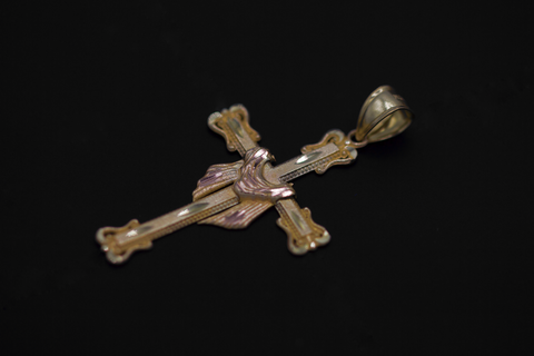 Rose Ribbon Cross