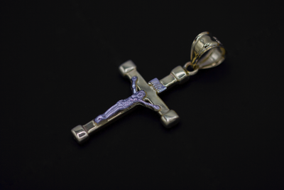 Flat Crucifix Cross 004