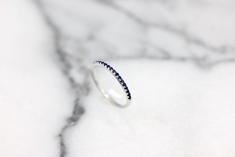 Blue Sapphire Band