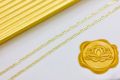 Gold Petite Mariner Chain (1.5mm)